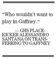 Gaffney placekicker finds new home with Gaffney Indians