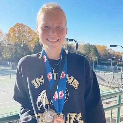 Mathis finishes third in state tournament, receives All-State honors