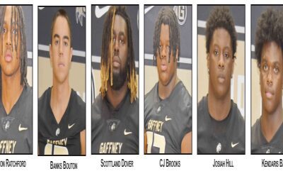 10 Gaffney football players named All-Region